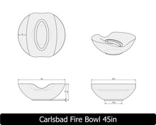 Load image into Gallery viewer, The Freedom Collection - CARLSBAD Concrete Fire Bowl

