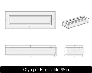 The Freedom Collection - OLYMPIC Concrete Fire Table