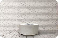 Load image into Gallery viewer, Studio Image of the Cilindro Tuscany Concrete Fire Table
