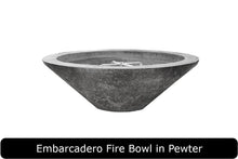 Load image into Gallery viewer, Embarcadero Fire Bowl in Pewter Concrete Finish
