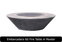 Load image into Gallery viewer, Embarcadero 60 Fire Bowl in Pewter Concrete Finish
