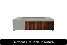 Load image into Gallery viewer, Fairmont Fire Table in Natural Concrete Finish
