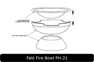 Falo Fire Bowl Dimensions