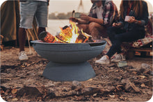 Load image into Gallery viewer, Lifestyle Image of the Falo Concrete Fire Bowl
