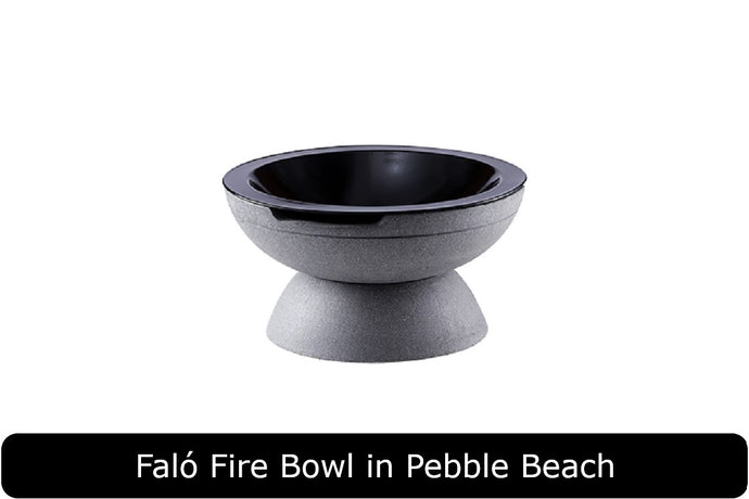 Falo Fire Bowl in Pebble Beach Concrete Finish