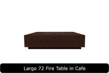 Load image into Gallery viewer, Largo 72 Fire Table in Cafe Concrete Finish
