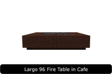 Load image into Gallery viewer, Largo 96 Fire Table in Cafe Concrete Finish
