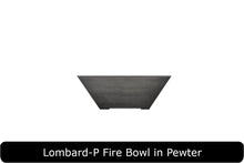 Load image into Gallery viewer, Lombard-P Fire Bowl in Pewter Concrete Finish

