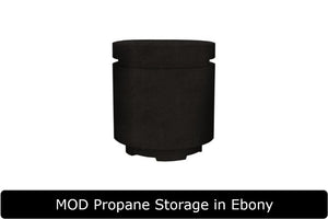 MOD Propane Tank Storage in Ebony Concrete Finish