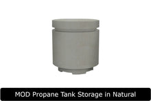 Load image into Gallery viewer, MOD Propane Tank Storage in Natural Concrete Finish
