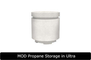MOD Propane Tank Storage in Ultra Concrete Finish
