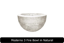 Load image into Gallery viewer, Moderno 3 Fire Bowl in Natural Concrete Finish
