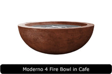 Load image into Gallery viewer, Moderno 4 Fire Bowl in Cafe Concrete Finish
