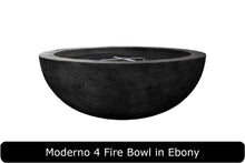 Load image into Gallery viewer, Moderno 4 Fire Bowl in Ebony Concrete Finish
