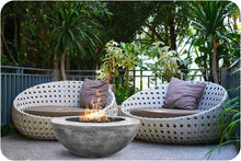 Load image into Gallery viewer, Lifestyle Image of the Moderno 6 Concrete Fire Bowl
