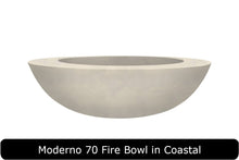 Load image into Gallery viewer, Moderno 70 Fire Bowl in Coastal Concrete Finish
