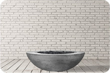 Load image into Gallery viewer, Studio Image of the Moderno 70 Concrete Fire Bowl
