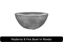 Load image into Gallery viewer, Moderno 8 Fire Bowl in Pewter Concrete Finish
