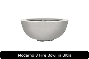 Moderno 8 Fire Bowl in Ultra Concrete Finish