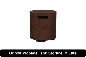 Orinda Propane Tank Storage in Cafe Concrete Finish