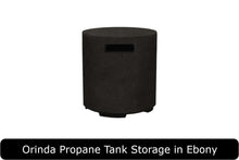 Load image into Gallery viewer, Orinda Propane Tank Storage in Ebony Concrete Finish
