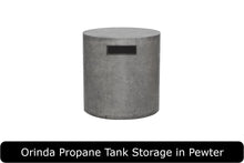 Load image into Gallery viewer, Orinda Propane Tank Storage in Pewter Concrete Finish
