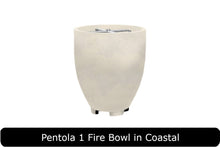 Load image into Gallery viewer, Pentola 1 Fire Bowl in Coastal Concrete Finish
