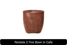 Load image into Gallery viewer, Pentola 2 Fire Bowl in Cafe Concrete Finish
