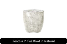 Load image into Gallery viewer, Pentola 2 Fire Bowl in Natural Concrete Finish
