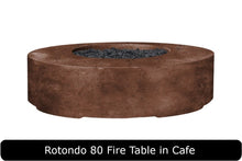 Load image into Gallery viewer, Rotondo 80 Fire Table in Cafe Concrete Finish

