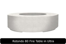 Load image into Gallery viewer, Rotondo 80 Fire Table in Ultra Concrete Finish
