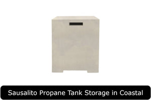 Sausalito Propane Tank Storage in Coastal Concrete Finish