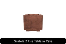 Load image into Gallery viewer, Scatola 2 Fire Table in Cafe Concrete Finish
