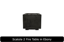Load image into Gallery viewer, Scatola 2 Fire Table in Ebony Concrete Finish
