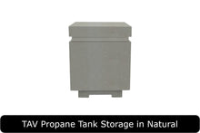 Load image into Gallery viewer, TAV Propane Tank Storage in NaturalConcrete Finish
