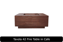 Load image into Gallery viewer, Tavola 42 Fire Table in Cafe Concrete Finish
