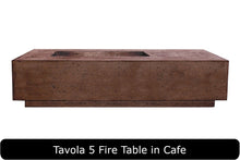 Load image into Gallery viewer, Tavola 5 Fire Table in Cafe Concrete Finish

