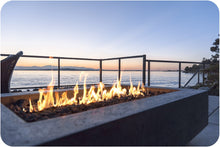 Load image into Gallery viewer, Lifestyle Image of the Tavola 6 Concrete Fire Table
