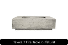 Load image into Gallery viewer, Tavola 7 Fire Table in Natural Concrete Finish
