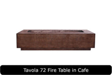 Load image into Gallery viewer, Tavola 72 Fire Table in Cafe Concrete Finish
