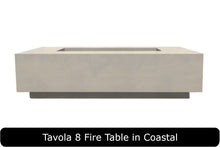 Load image into Gallery viewer, Tavola 8 Fire Table in Coastal Concrete Finish
