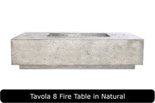 Load image into Gallery viewer, Tavola 8 Fire Table in Natural Concrete Finish
