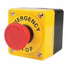 Load image into Gallery viewer, OMRON Push Button Emergency Stop Switch
