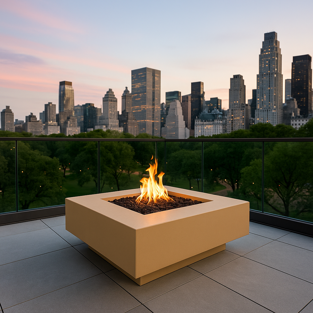 Cabo — Square Concrete Fire Pit Table (36" & 48")