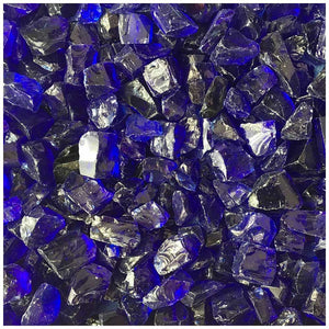 Crushed Fire Glass Cobalt Blue