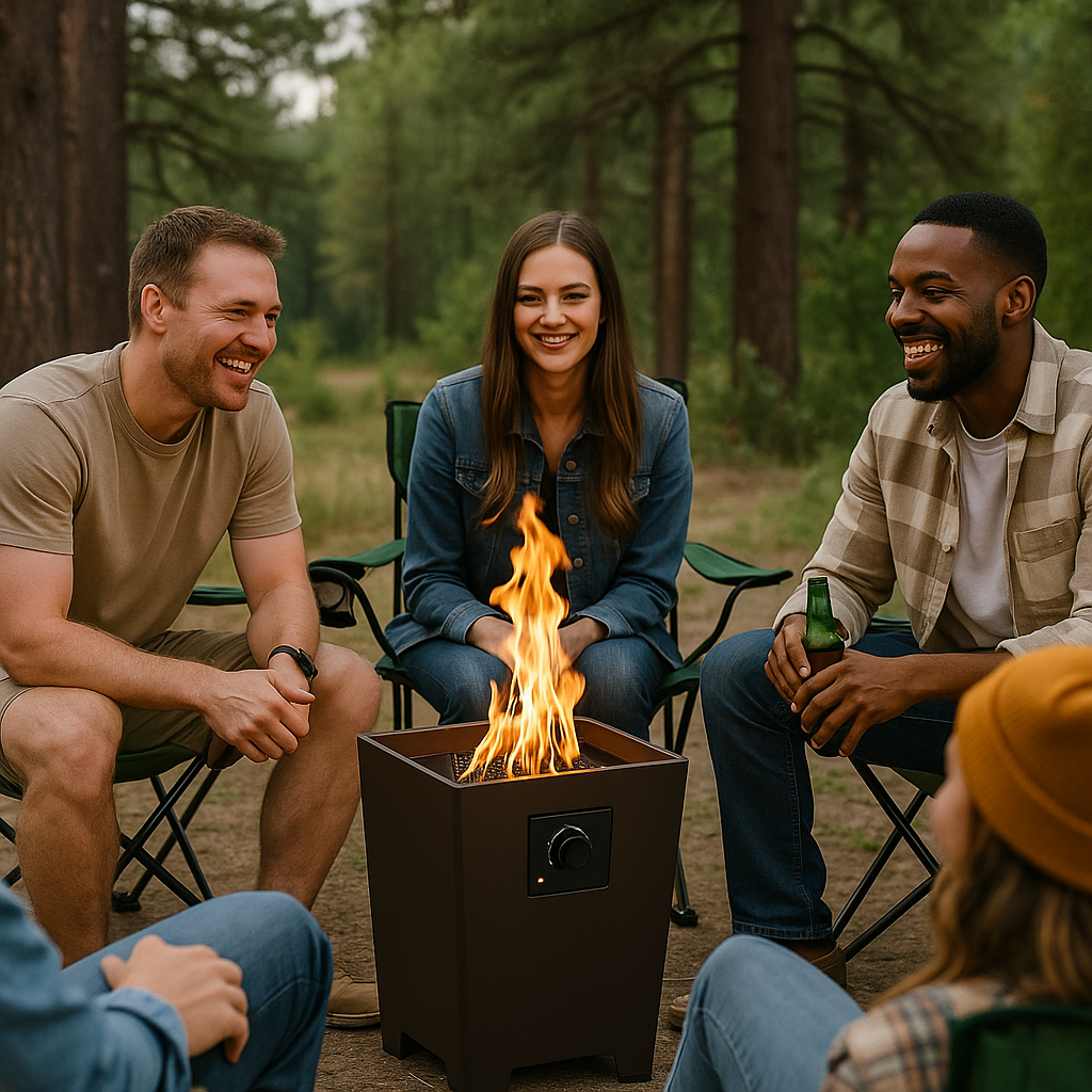 Firestorm — Portable Propane Fire Pit Series (I, II, III)