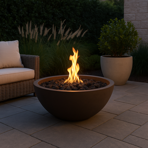 Sedona — Round Concrete Fire Bowl (27" or 33")