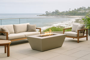 Angelus — 60" Wedge Concrete Fire Table