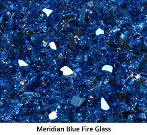 Bulk Fire Glass Meridian Blue Reflective