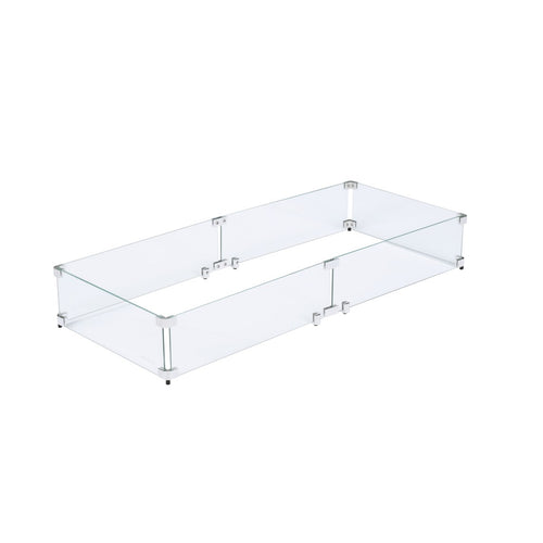 Elevate Fire Pit Table Wind Guard
